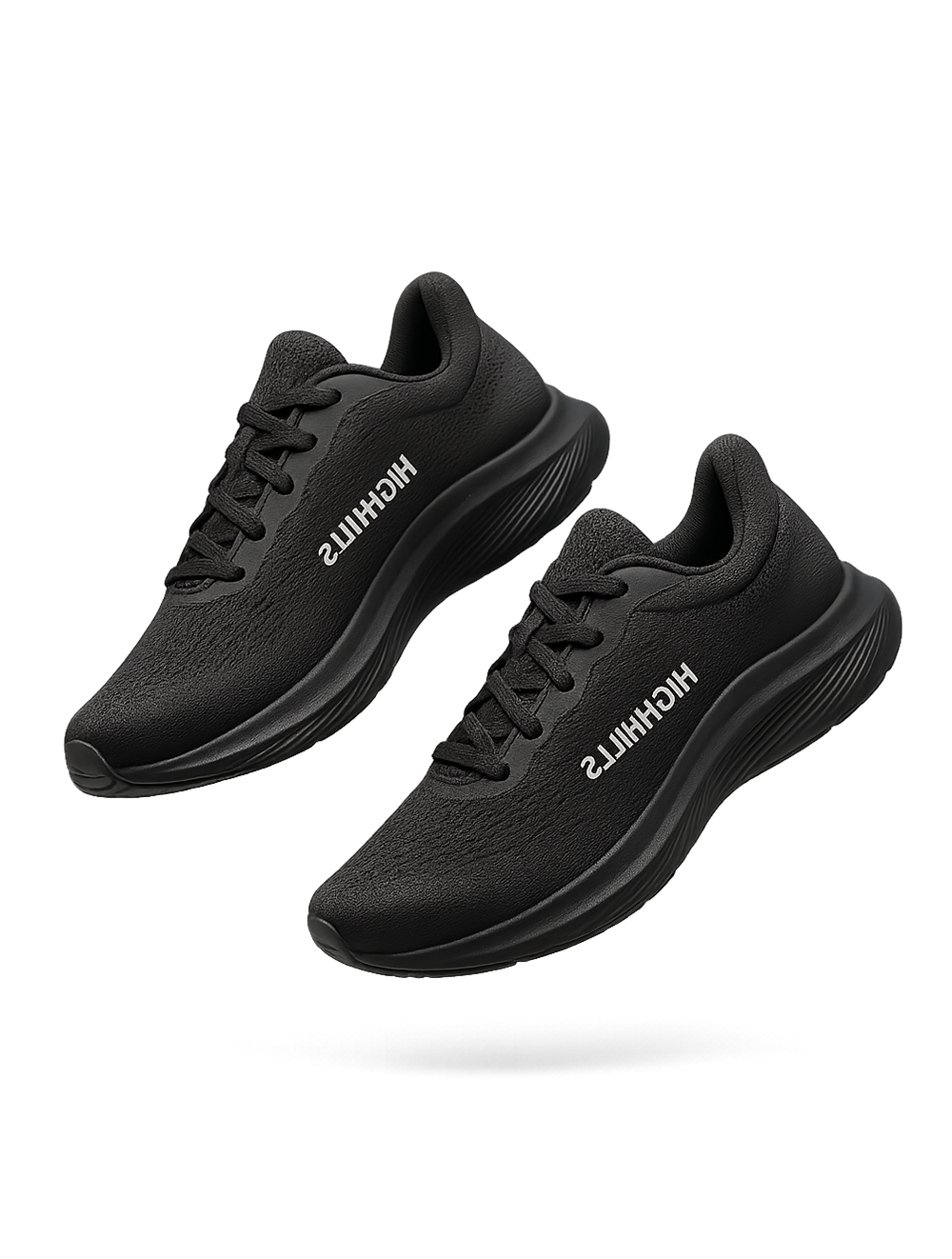 Chaussures de sport noires Highhills
