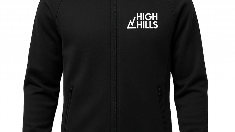 Veste de sport noire Highhills